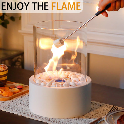 11“H Large Tabletop Fire Bowl Pot Fireplace | Gel & Ethanol Fireplaces | Wiccan Center