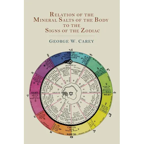 Relation of the Mineral Salts of the Body to the Signs of the Zodiac - Paperback | Books | Wiccan Center