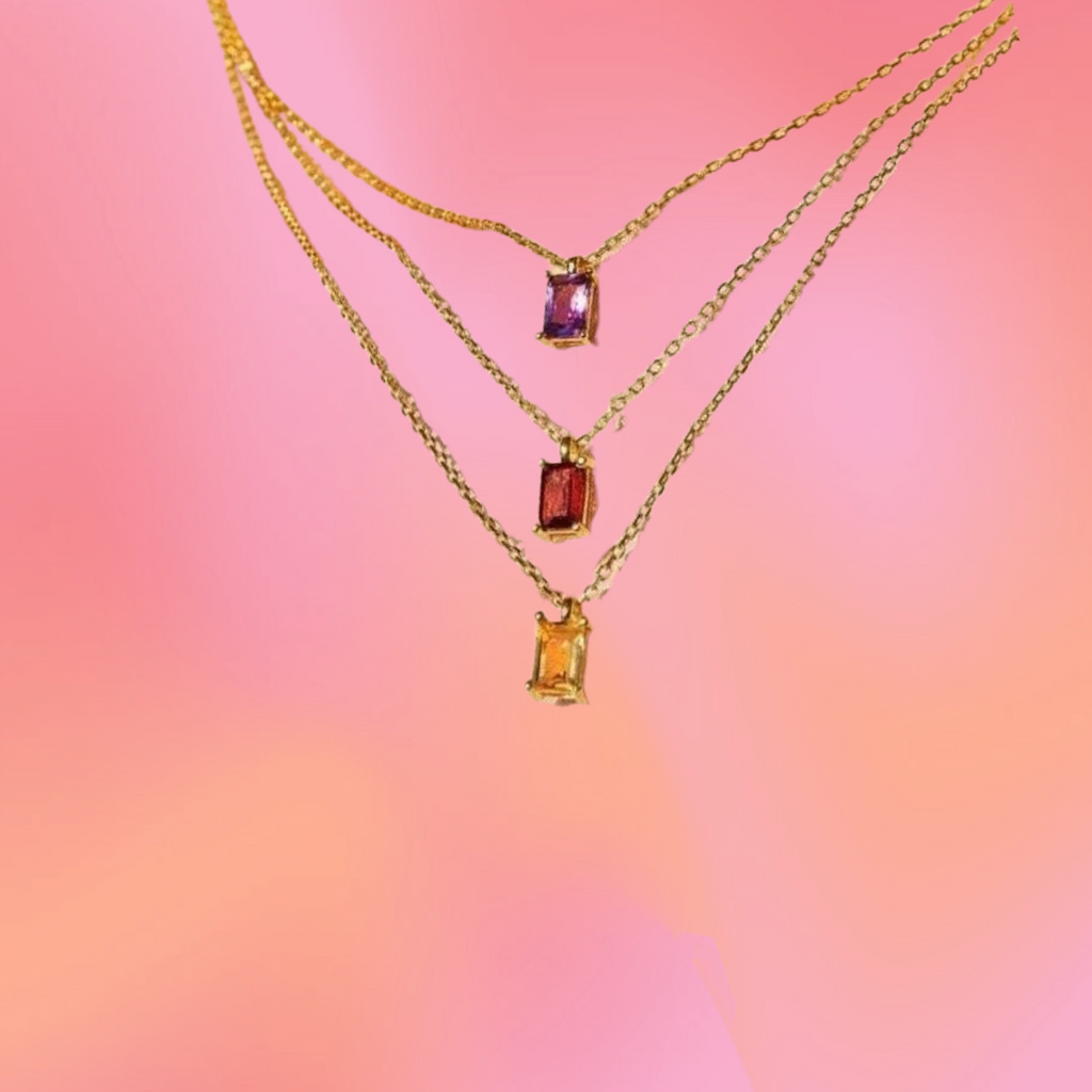 Birthstone Titanium Necklace | | Wiccan Center