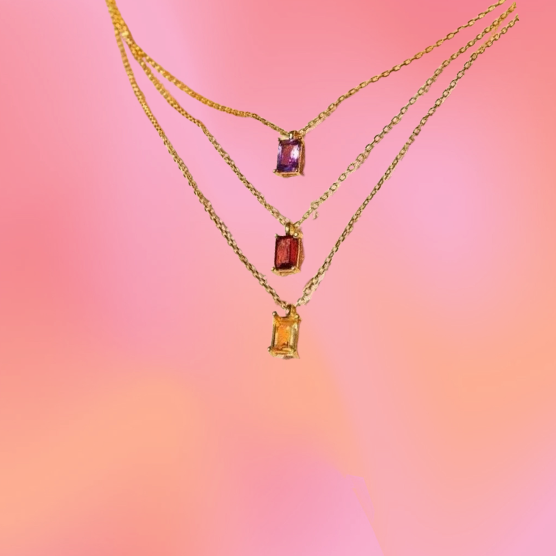 Birthstone Titanium Necklace | | Wiccan Center