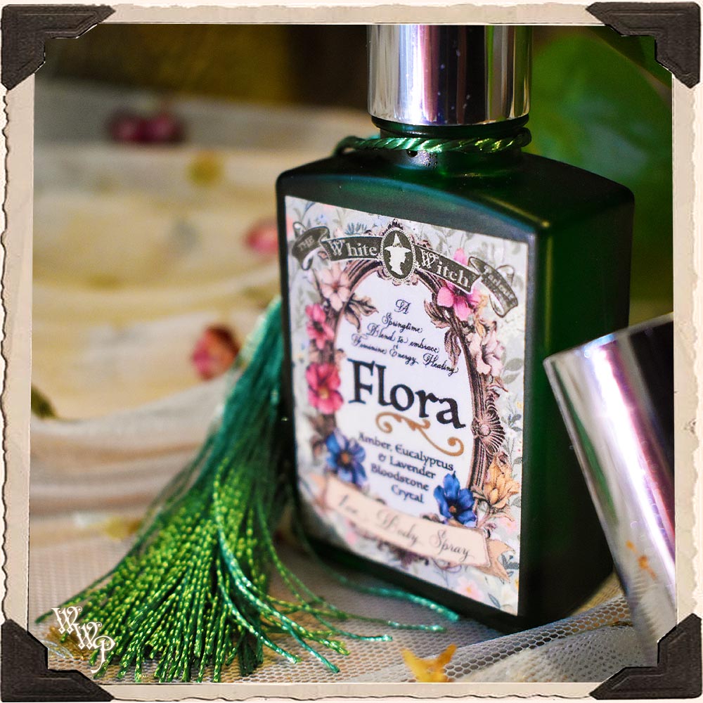 FLORA Body Spray. 1oz. Springtime Feminine Energy Healing Blend | aromatherapy, perfume, oils | Wiccan Center