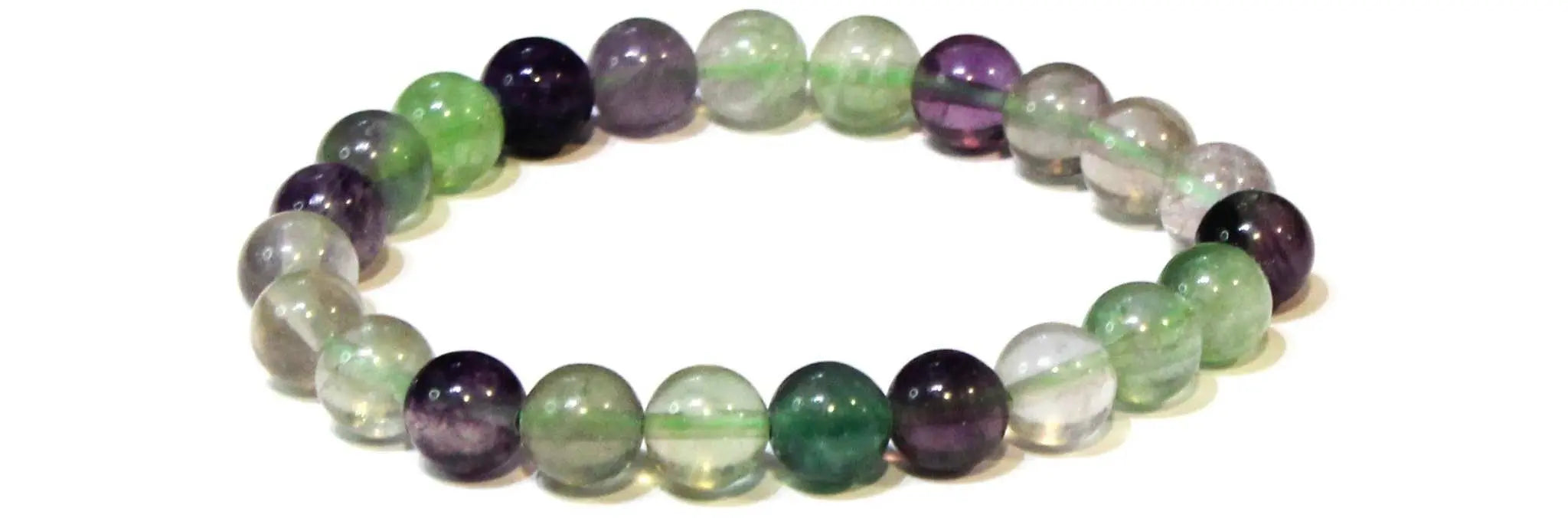 Fluorite Round Bead Bracelet - Psychic Awakening | Bracelets | Wiccan Center