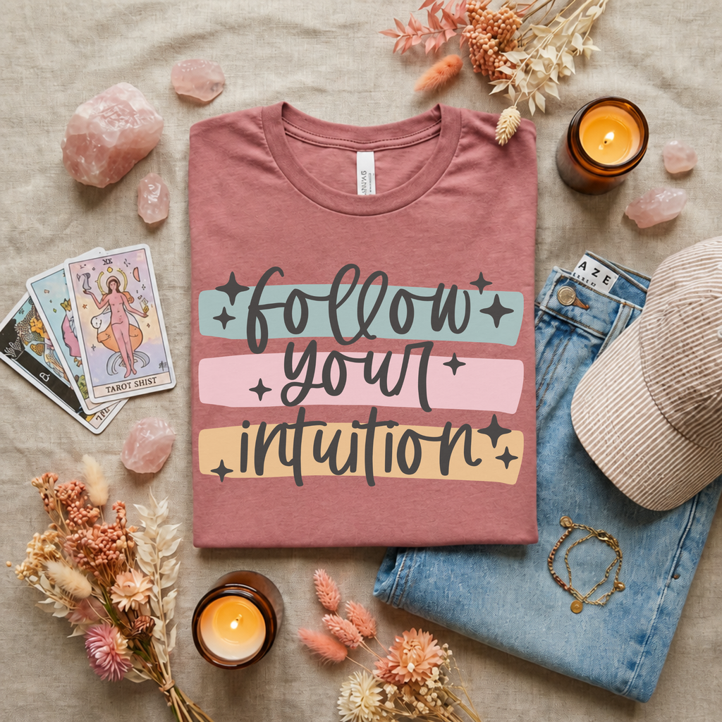 Follow Your Intuition Tee | Spiritual Graphic T-Shirt