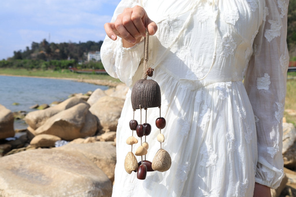 "Forest Chime" Seed Bell Mobile | Seed Ornaments | Wiccan Center