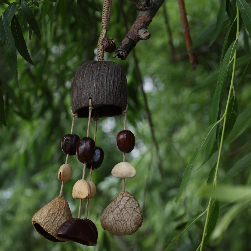 "Forest Chime" Seed Bell Mobile | Seed Ornaments | Wiccan Center