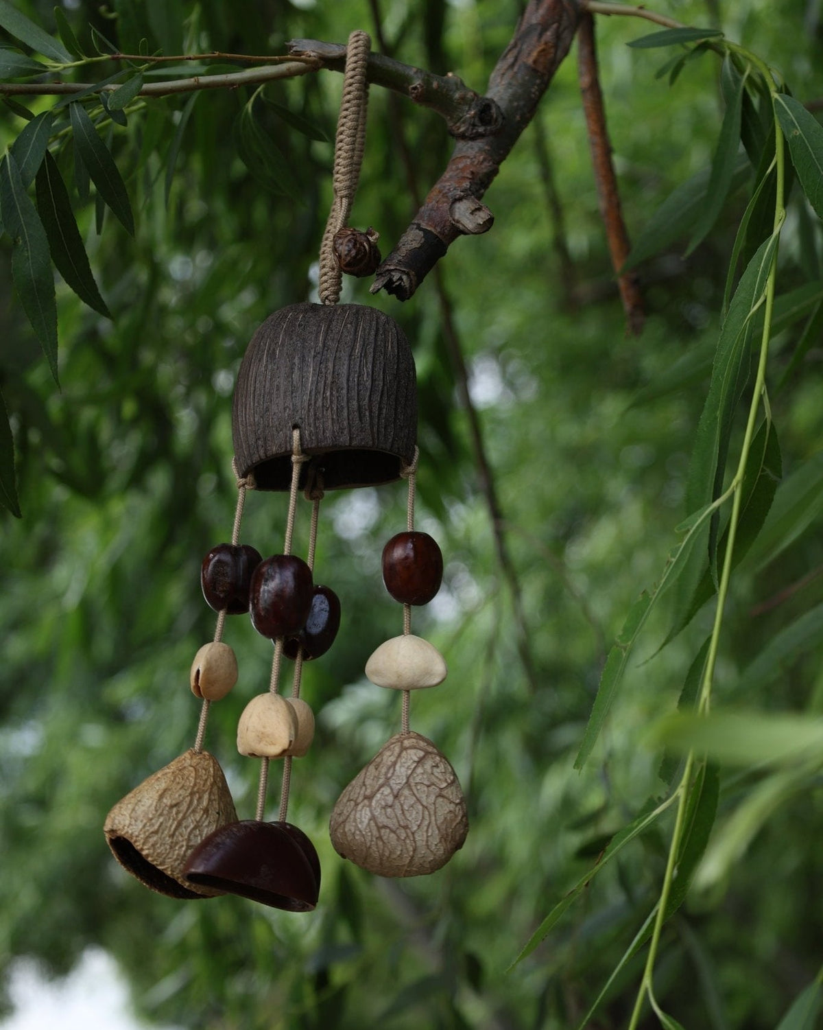 "Forest Chime" Seed Bell Mobile | Seed Ornaments | Wiccan Center
