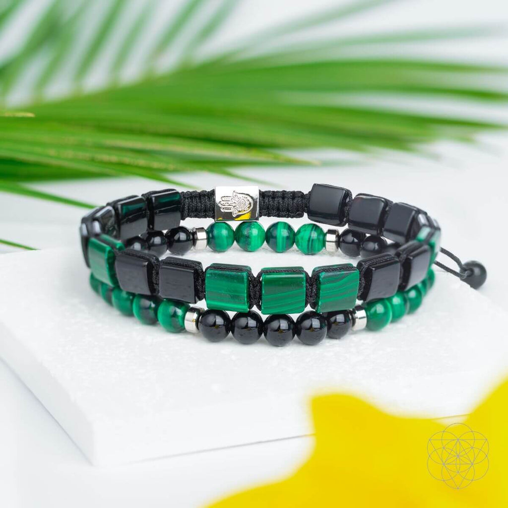 Fortress of Heart & Mind: Bracelet Set for Mental Healing | Jewelry Set | Wiccan Center
