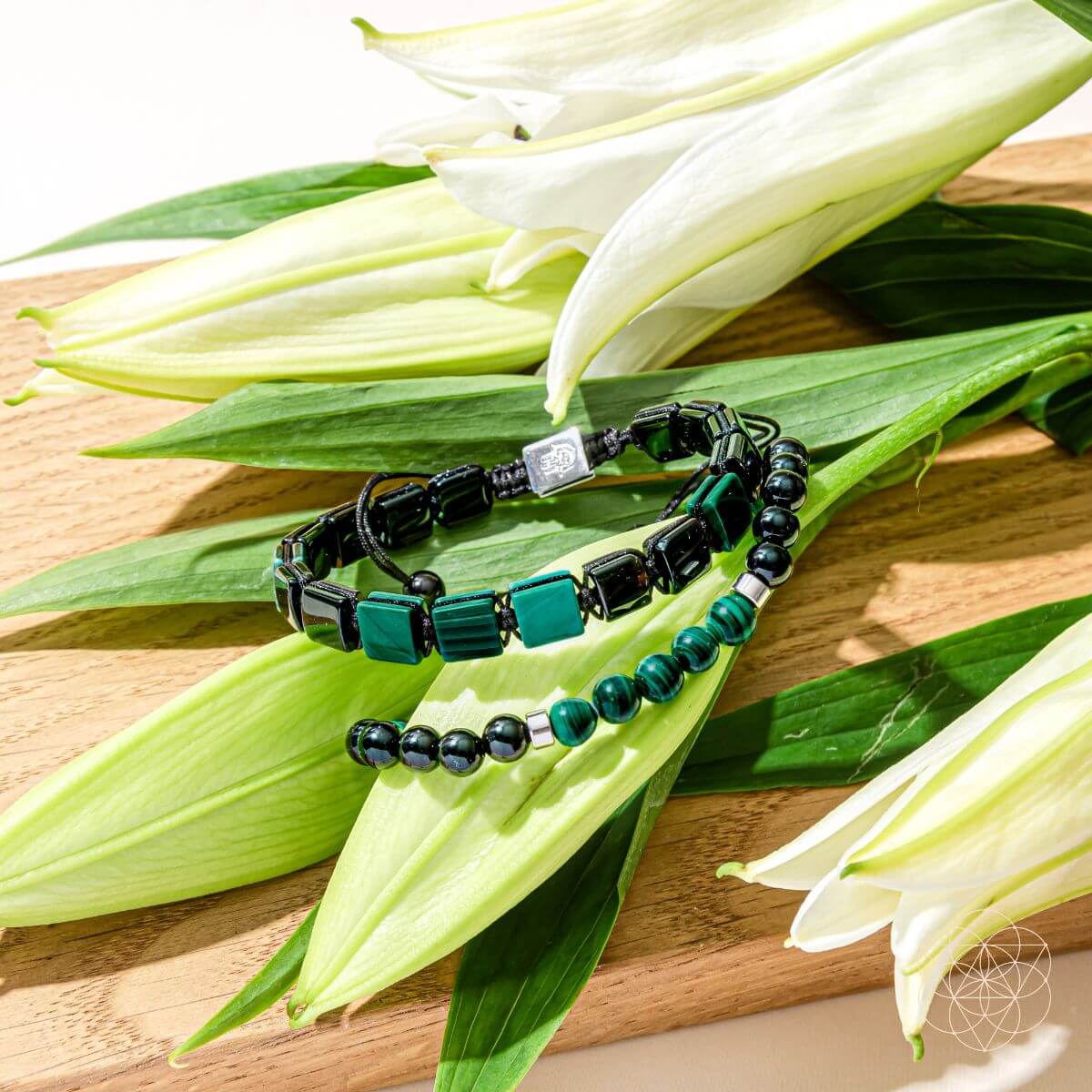 Fortress of Heart & Mind: Bracelet Set for Mental Healing | Jewelry Set | Wiccan Center