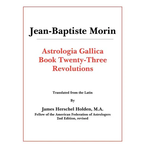 Astrologia Gallica Book 23 - Paperback | Books | Wiccan Center