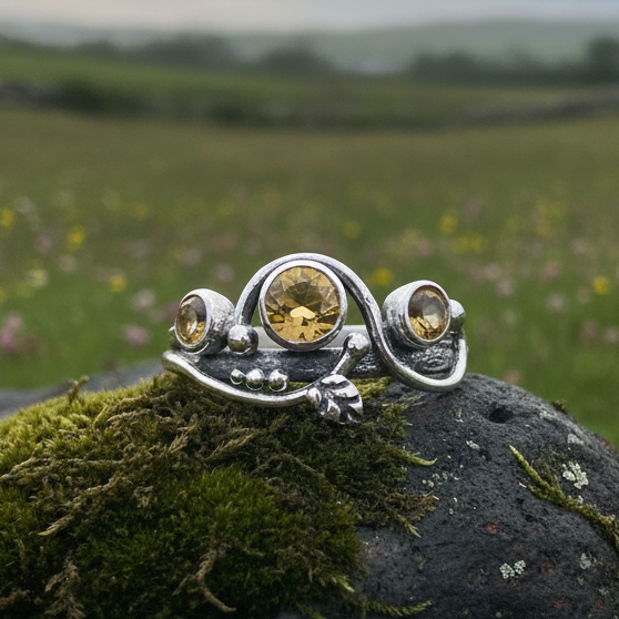Wild Irish Rose Ring in Sterling Silver | Ring | Wiccan Center