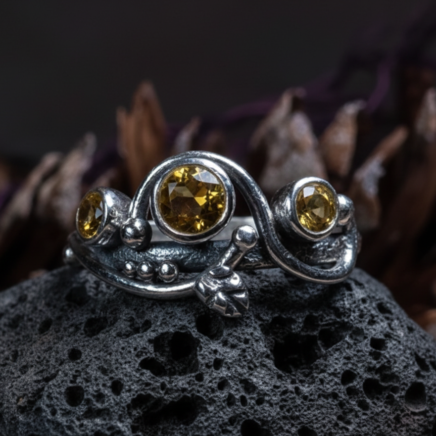 Wild Irish Rose Ring in Sterling Silver | Ring | Wiccan Center