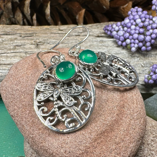 Forest Glen Dragonfly Earrings | Dangle Earrings | Wiccan Center