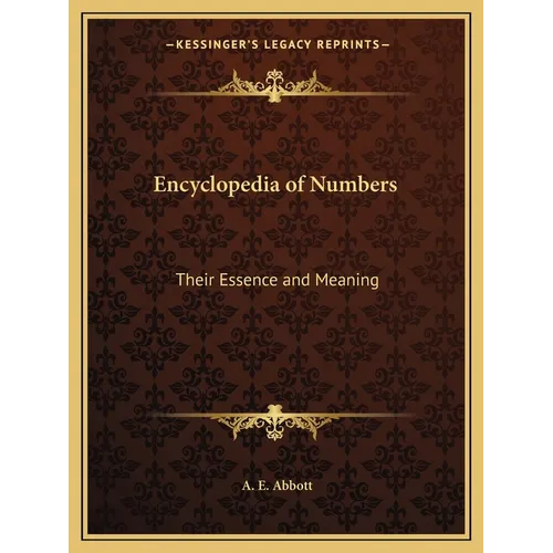 Encyclopedia of Numbers: Their Essence and Meaning - Paperback | Books | Wiccan Center