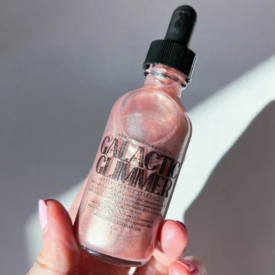 Galactic Glimmer Crystal Infused Bath & Body Oil