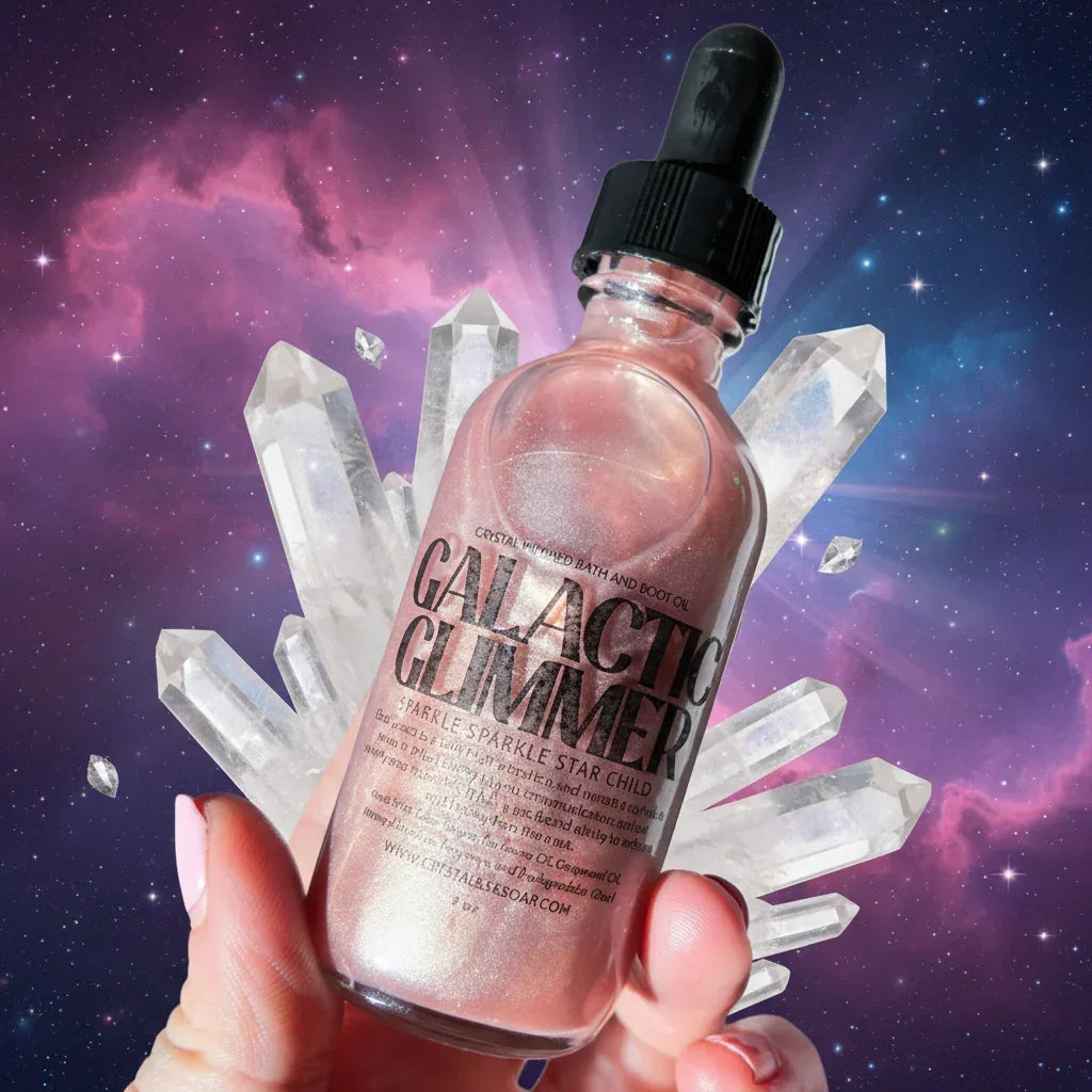 Galactic Glimmer Crystal Infused Bath & Body Oil