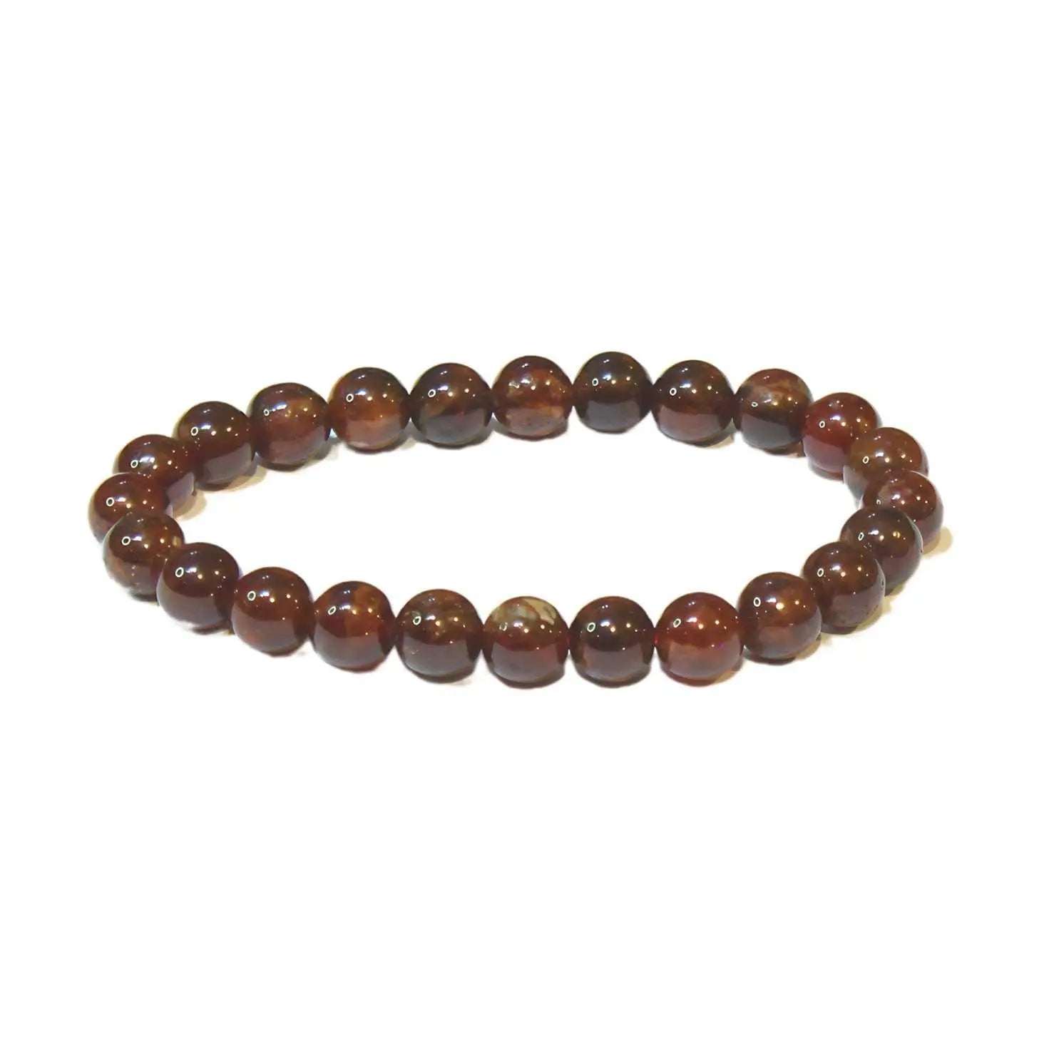 Garnet Round Bead Bracelet - Passionate Strength | Bracelets | Wiccan Center