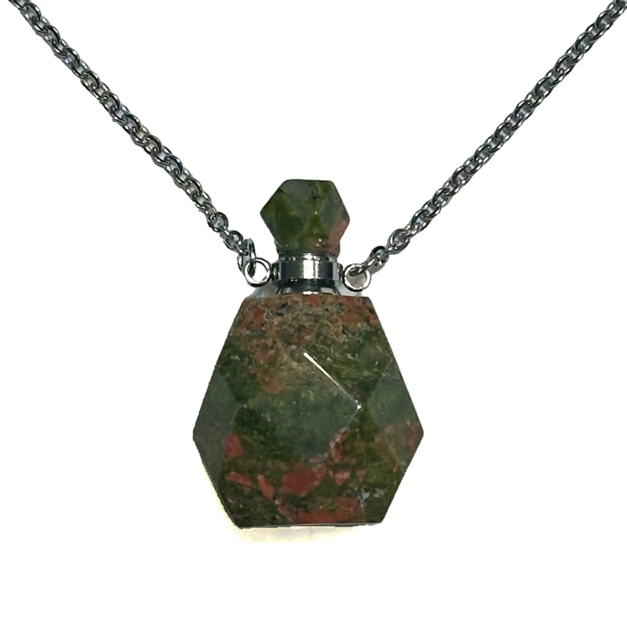 Gemstone Poison Bottle Necklace | Chains and Necklaces | Wiccan Center