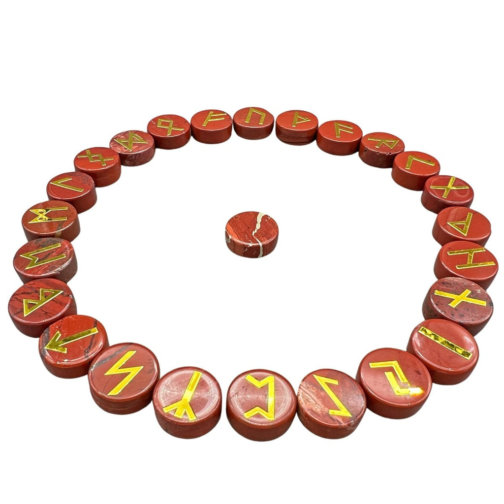 Gemstone Rune Stones ( 25 Pc Sets ) | Mix Gemstones | Wiccan Center