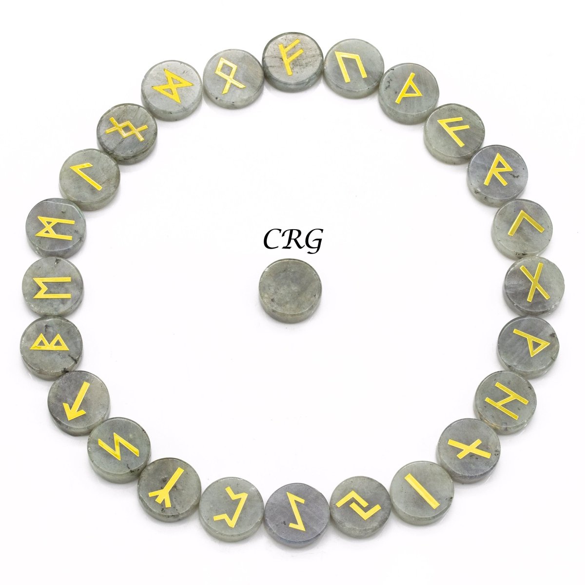Gemstone Rune Stones ( 25 Pc Sets ) | Mix Gemstones | Wiccan Center