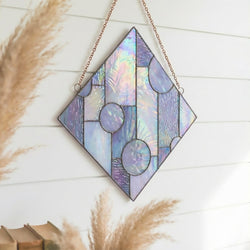 Geometric Diamond Beginner Stained Glass Pattern | Crafting Patterns & Molds | Wiccan Center