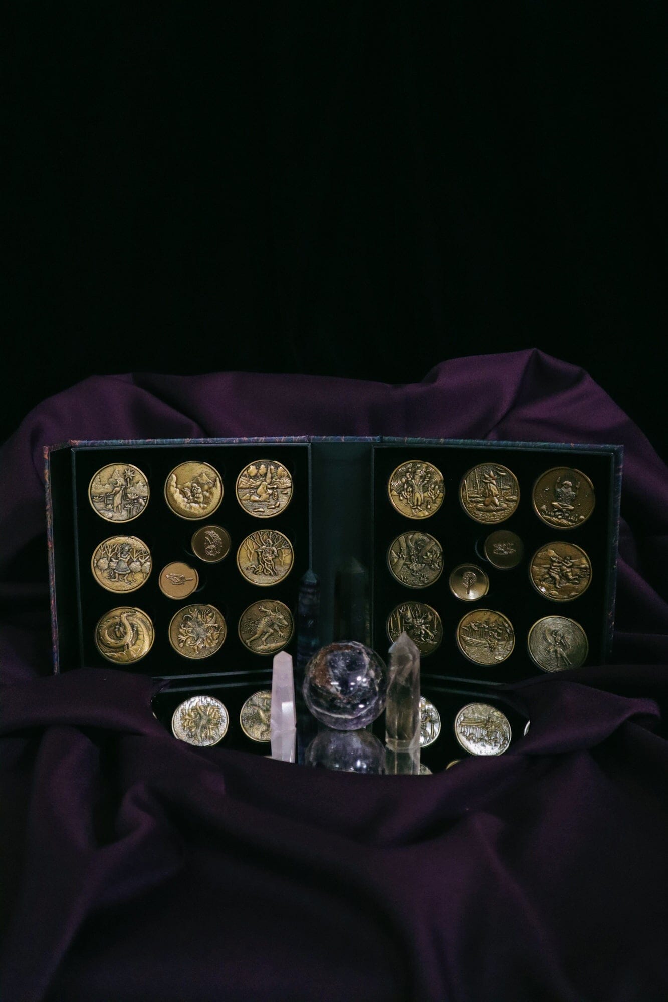 Geomantic Visions (Set of 20 Coins) | Geomancy Coins | Wiccan Center