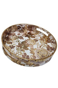 Decorative Wooden Round Serving Trays Multi Print for Home and Kitchen | Home & Garden | Wiccan Center