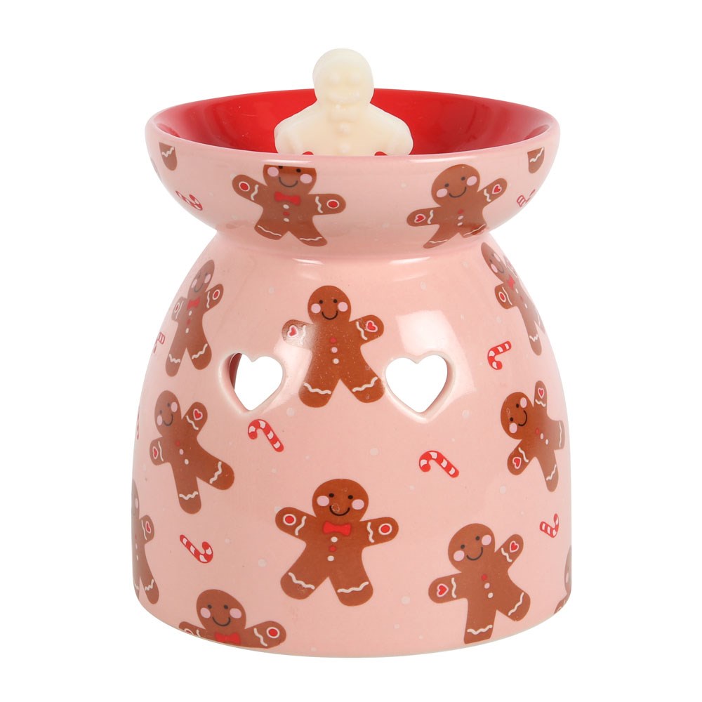 Christmas Gingerbread Wax Melt Burner Gift Set | Wax Melt Warmer | Wiccan Center