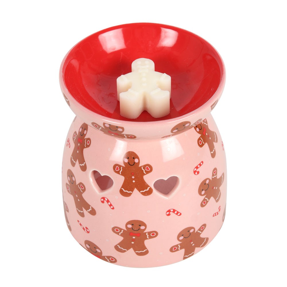 Christmas Gingerbread Wax Melt Burner Gift Set | Wax Melt Warmer | Wiccan Center