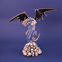 Glass Skull Crusher Dragon Figurine | Dragon Figurines & Statues | Wiccan Center