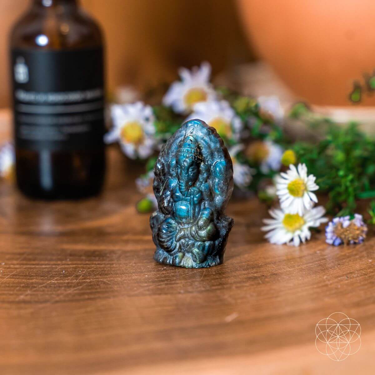 God of Luck: Crystal Ganesh Statue | Home Decoration | Wiccan Center