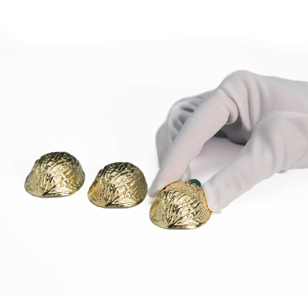 Metal Golden 3 Shell Game | Close-up | Wiccan Center