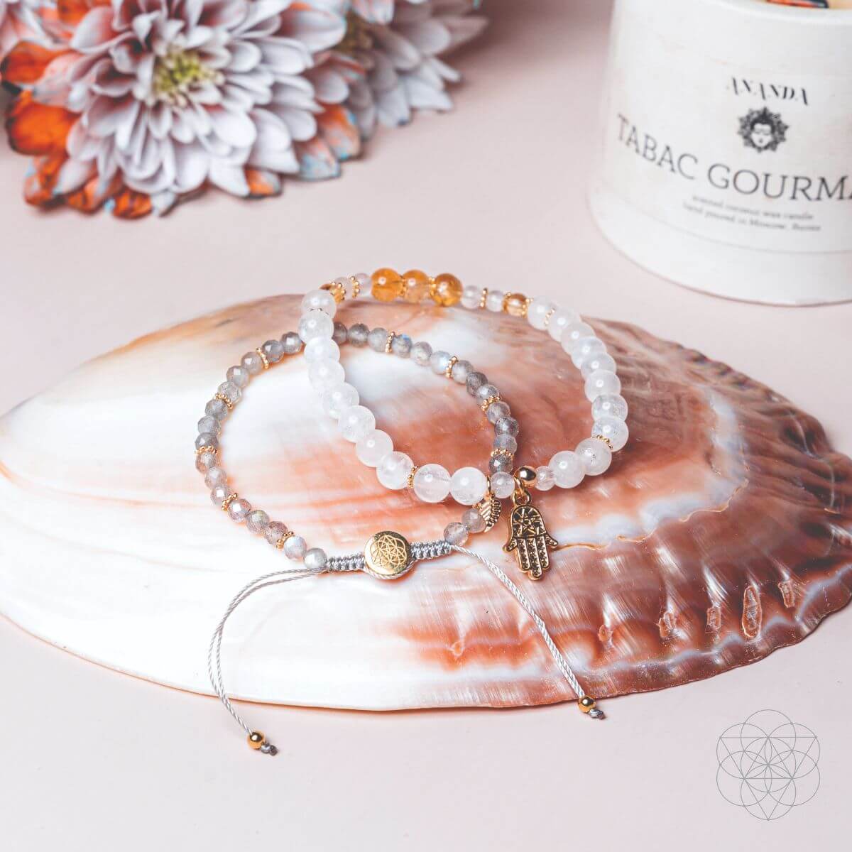 Golden Hand of Fortune - Bracelets of Wealth | Jewelry Set | Wiccan Center
