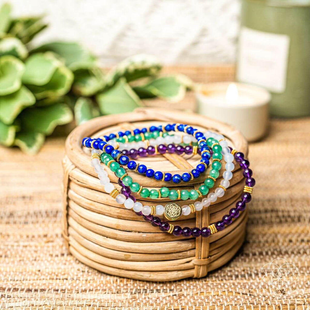 Good Karma Bracelet Set of Luck & Success Pack of 4 | Jewelry Set | Wiccan Center