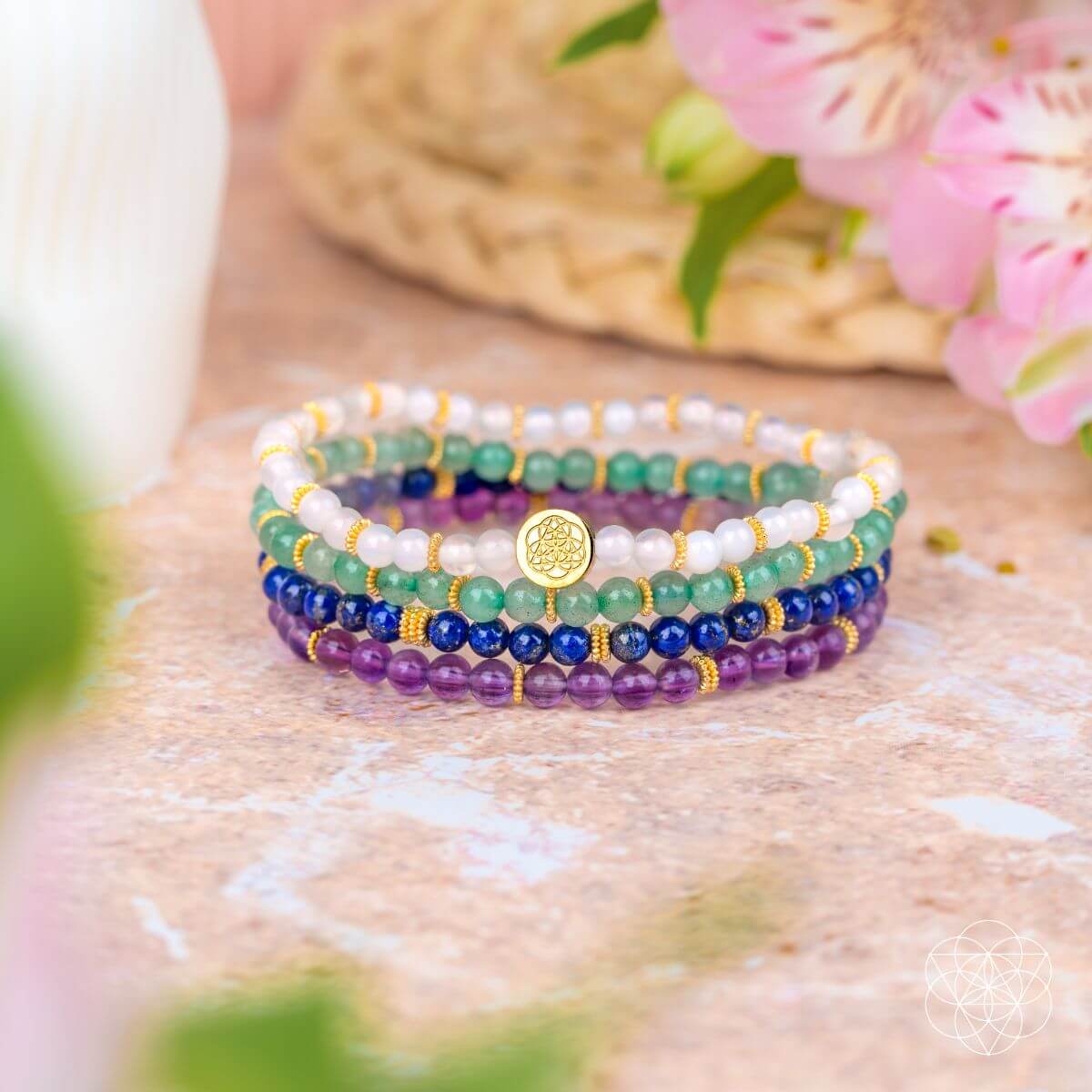 Good Karma Bracelet Set of Luck & Success Pack of 4 | Jewelry Set | Wiccan Center