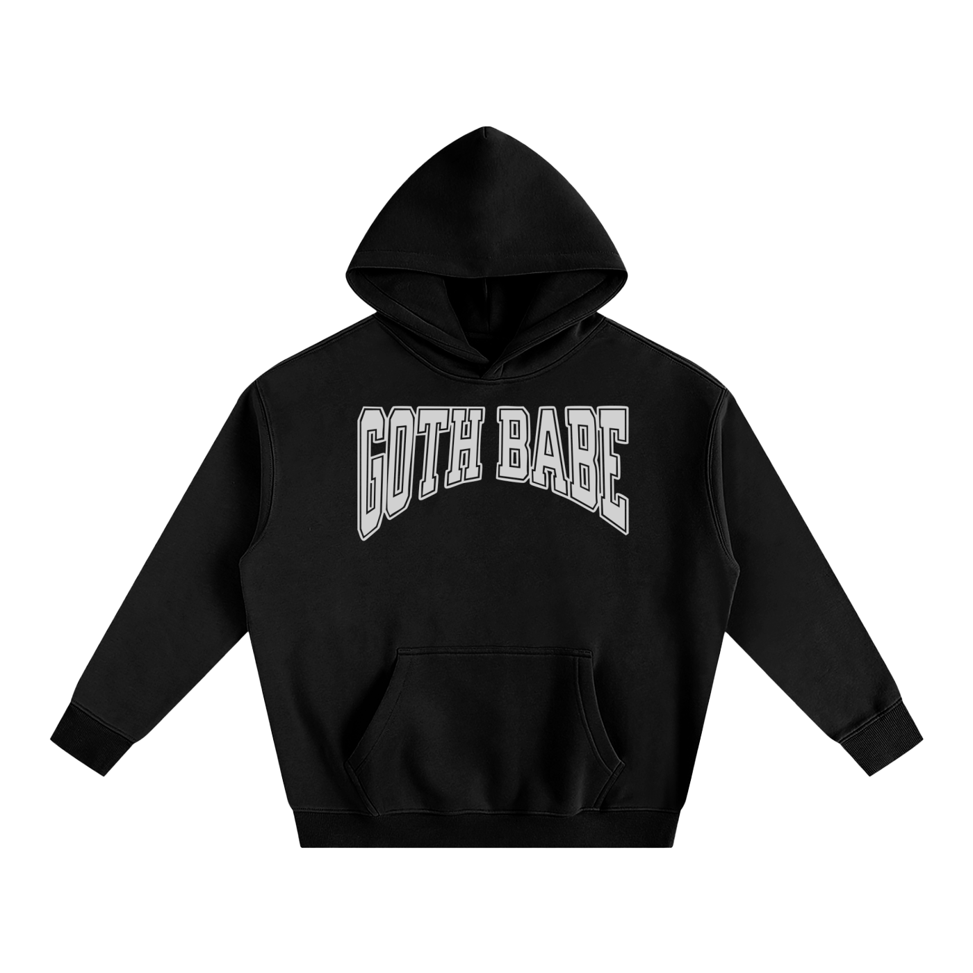 Goth Babe Oversized Fleeced Hoodie | | Wiccan Center
