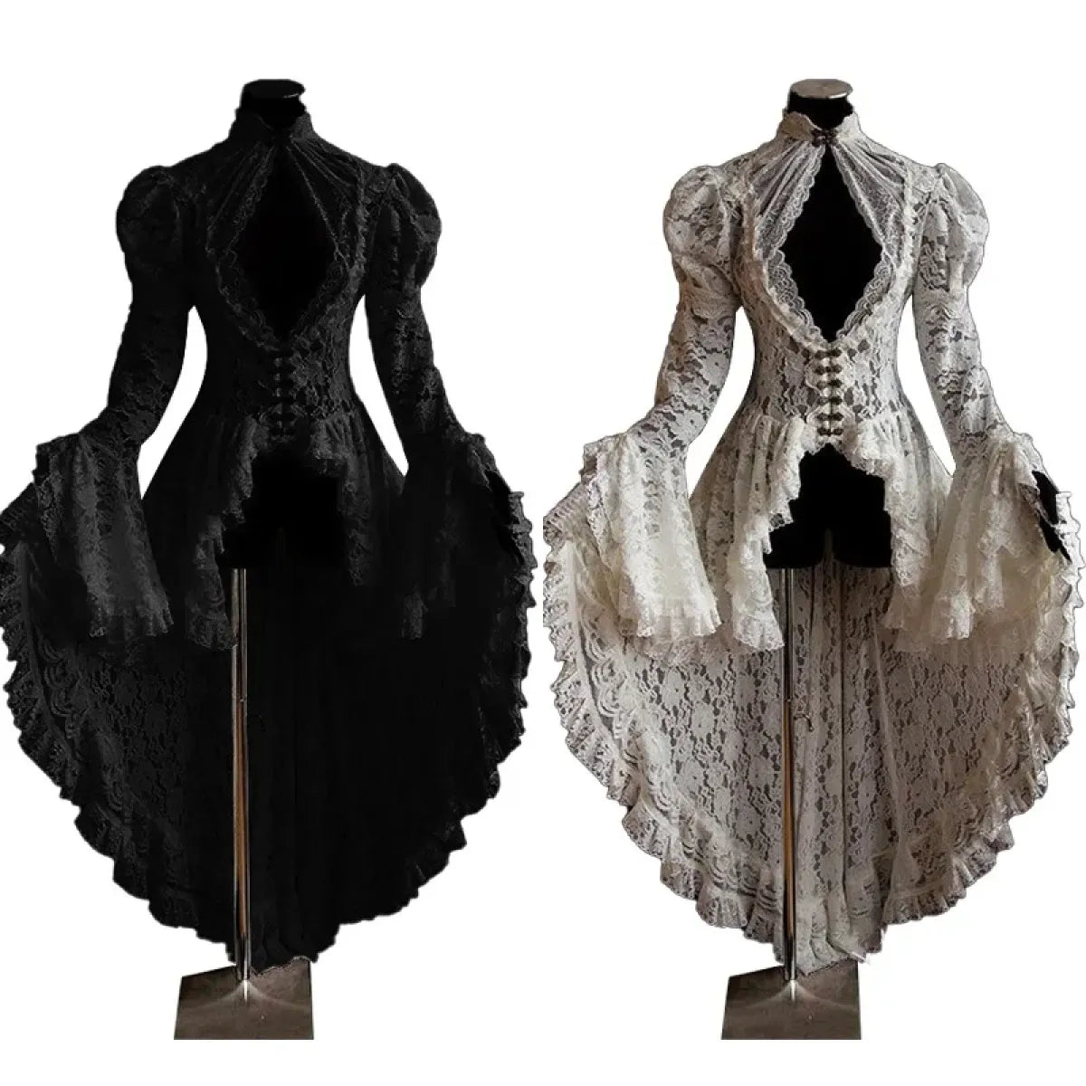 Gothic Lace Renaissance Dress – Vintage Medieval Cosplay | Cosplay | Wiccan Center