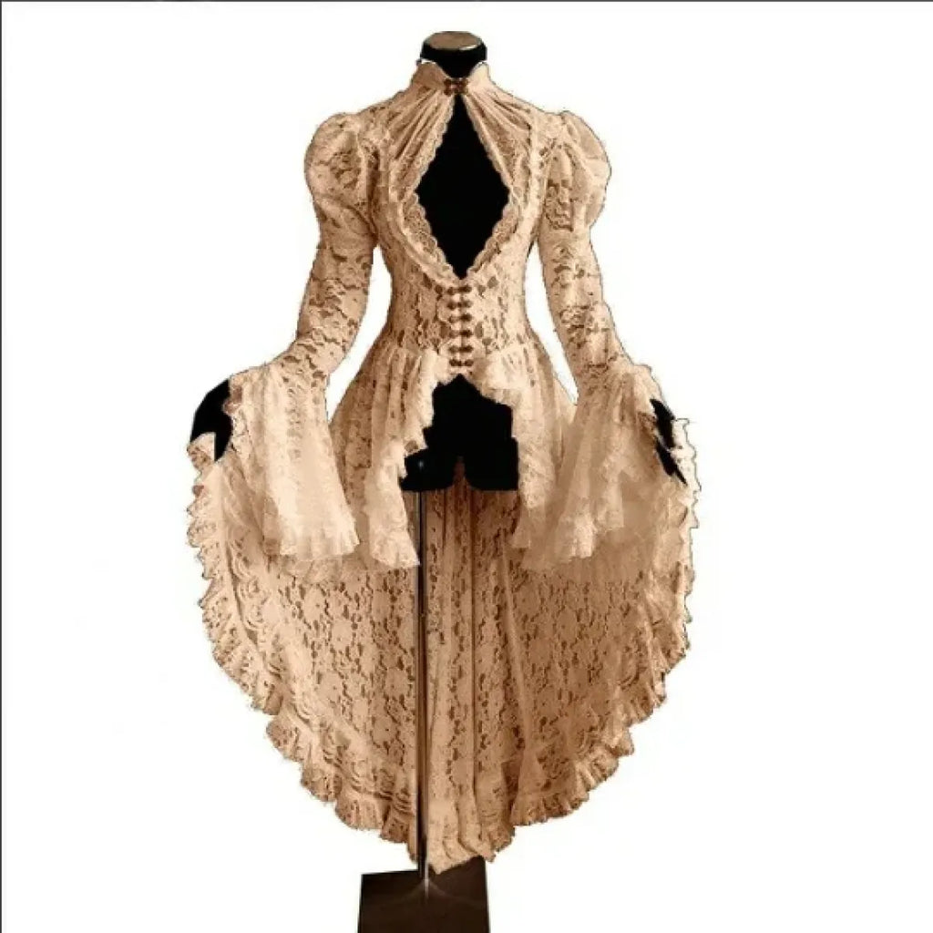 Gothic Lace Renaissance Dress – Vintage Medieval Cosplay | Cosplay | Wiccan Center