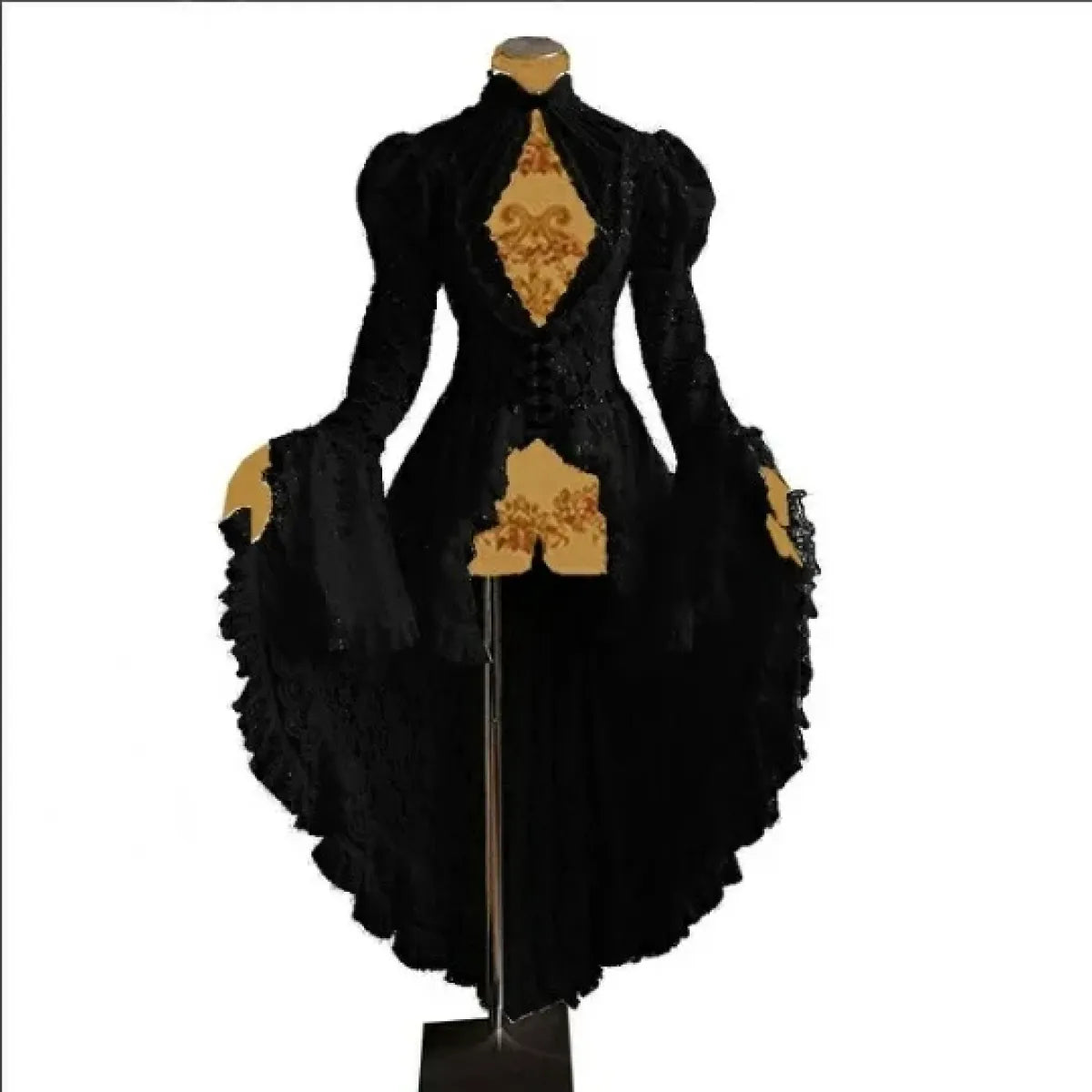 Gothic Lace Renaissance Dress – Vintage Medieval Cosplay | Cosplay | Wiccan Center