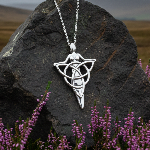 Danu Triquetra Necklace | Pendant | Wiccan Center