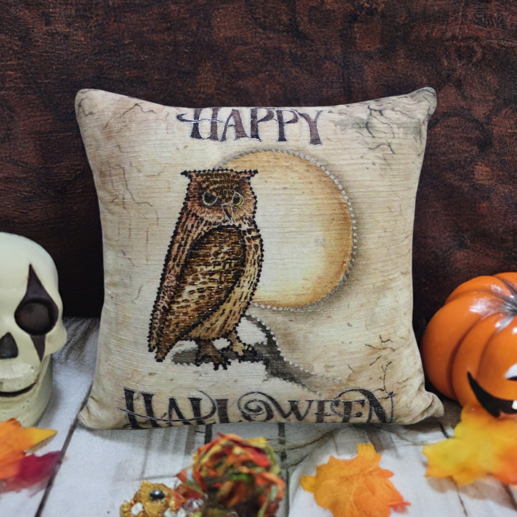 Vibhsa Decorative Throw Pillow 20" x 20" for Halloween | Throw Pillow | Wiccan Center