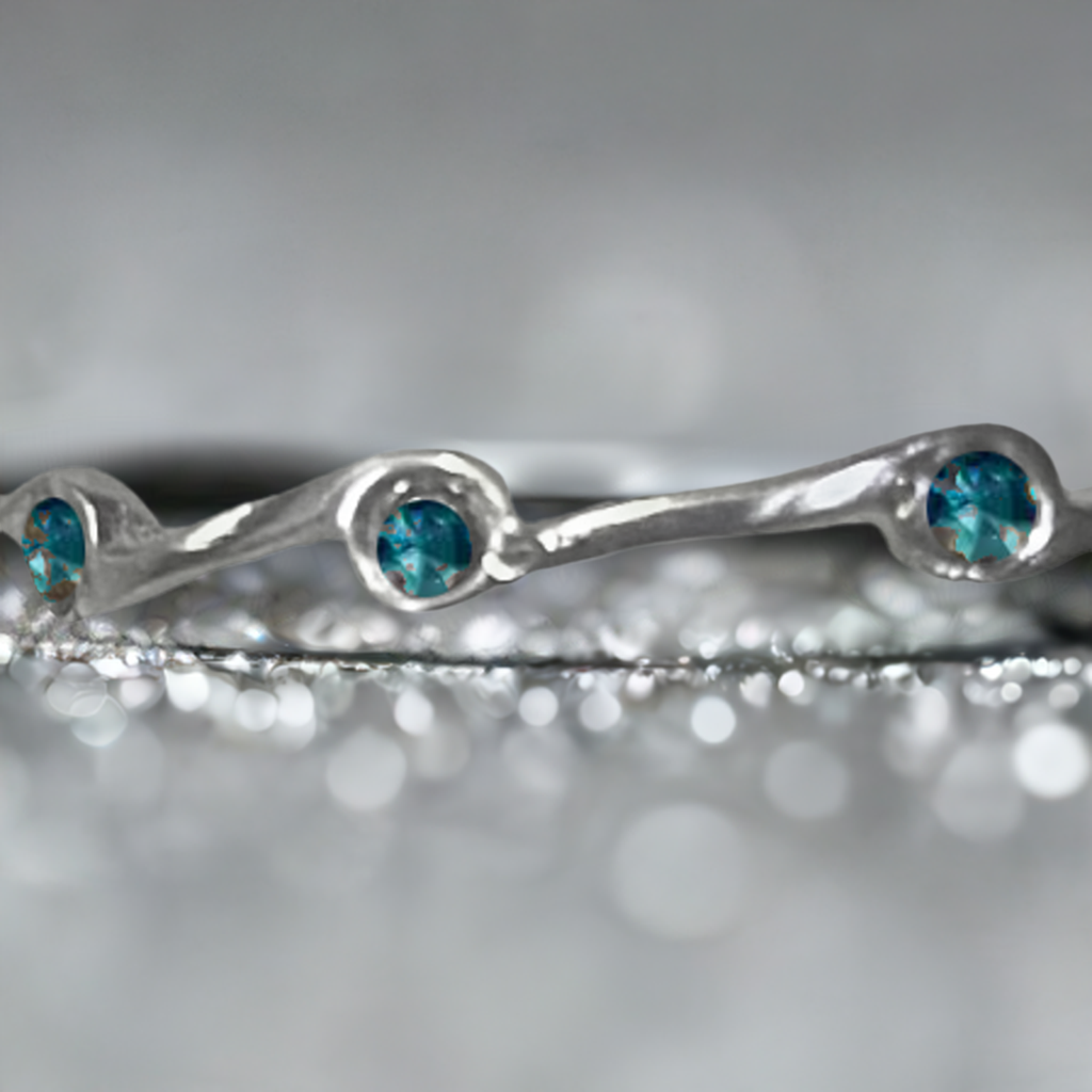 Zircon Birthstone Stacker Ring | Rings | Wiccan Center