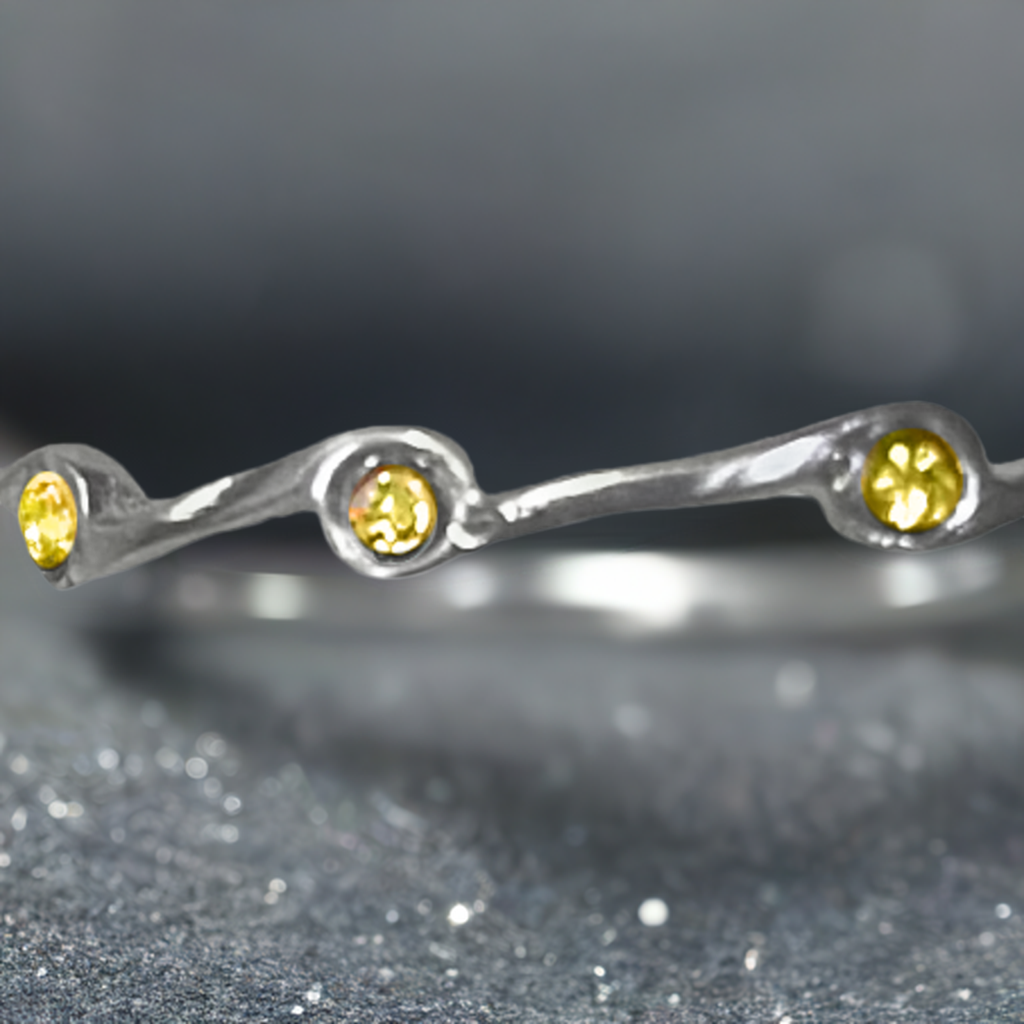 Topaz Birthstone Stacker Ring | Rings | Wiccan Center