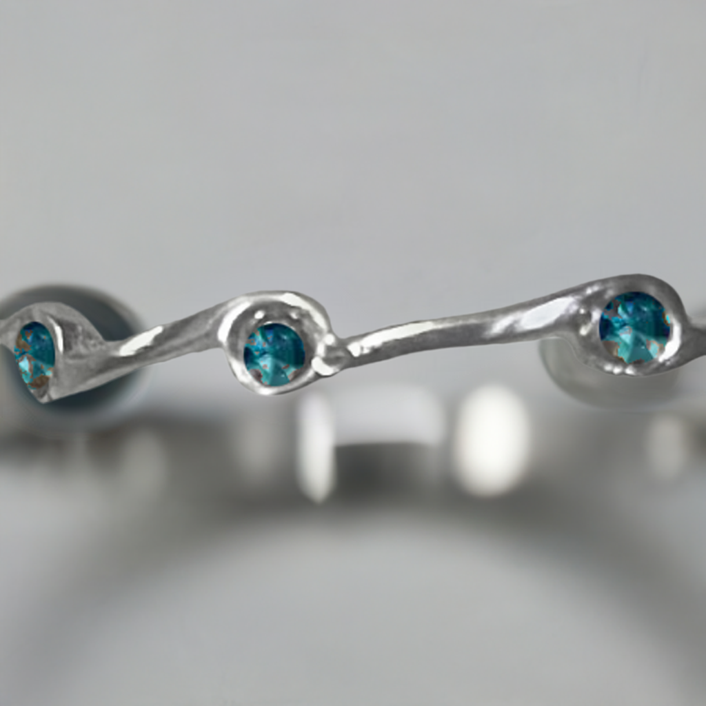 Zircon Birthstone Stacker Ring | Rings | Wiccan Center