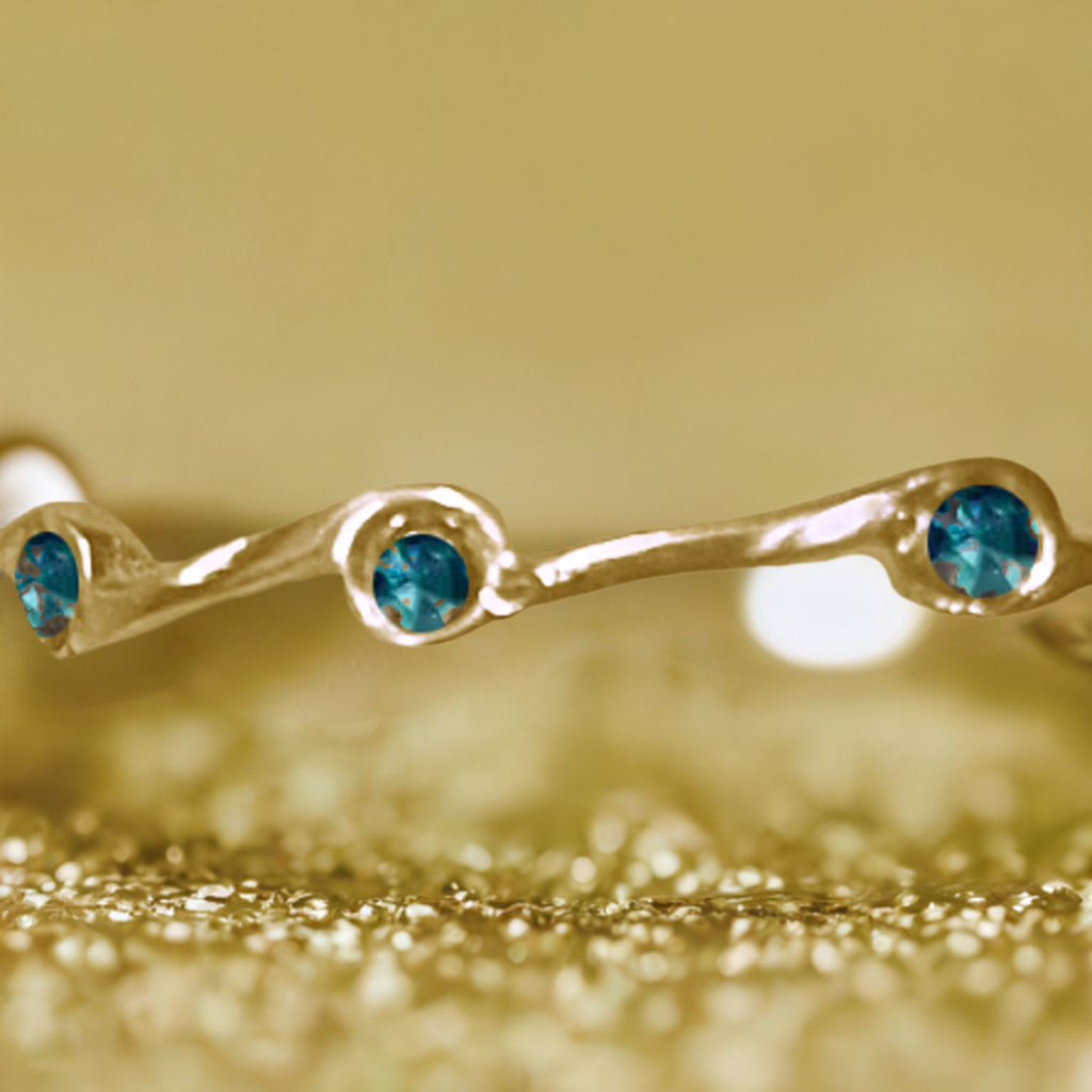 Zircon Birthstone Stacker Ring | Rings | Wiccan Center