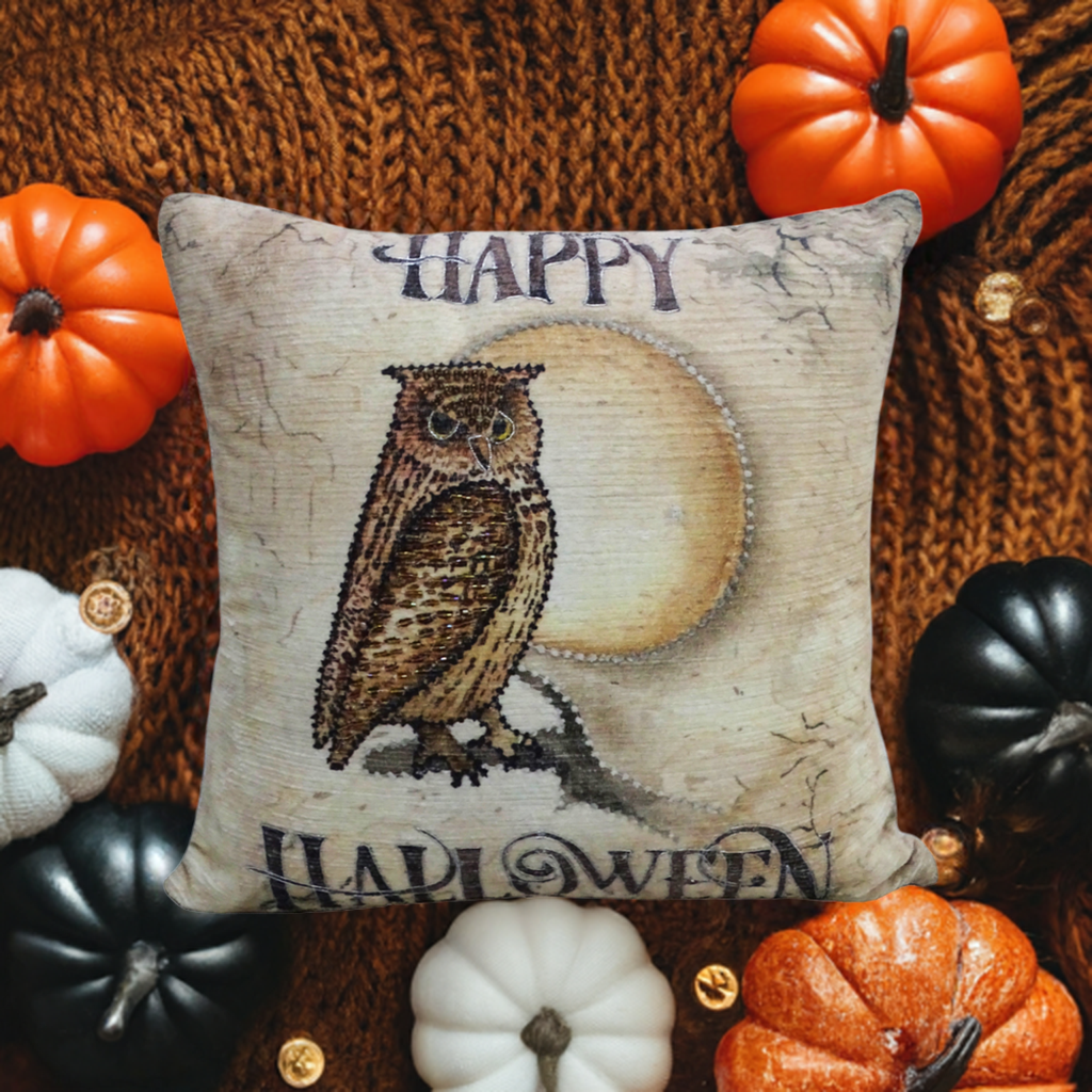 Vibhsa Decorative Throw Pillow 20" x 20" for Halloween | Throw Pillow | Wiccan Center