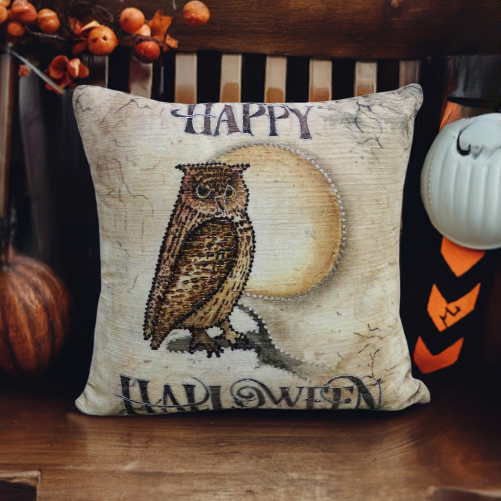 Vibhsa Decorative Throw Pillow 20" x 20" for Halloween | Throw Pillow | Wiccan Center