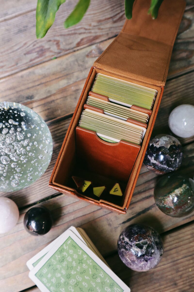 Green Glyphs Carrying Case | Case | Wiccan Center
