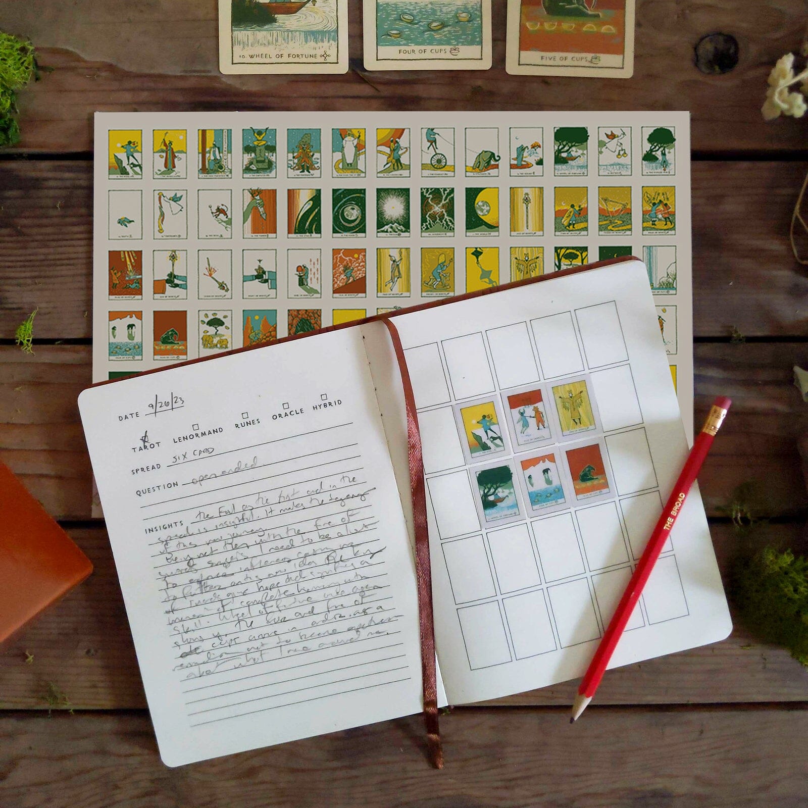 Green Glyphs Divination Diary | Journal | Wiccan Center