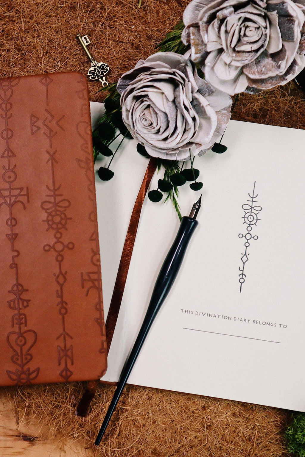 Green Glyphs Divination Diary | Journal | Wiccan Center