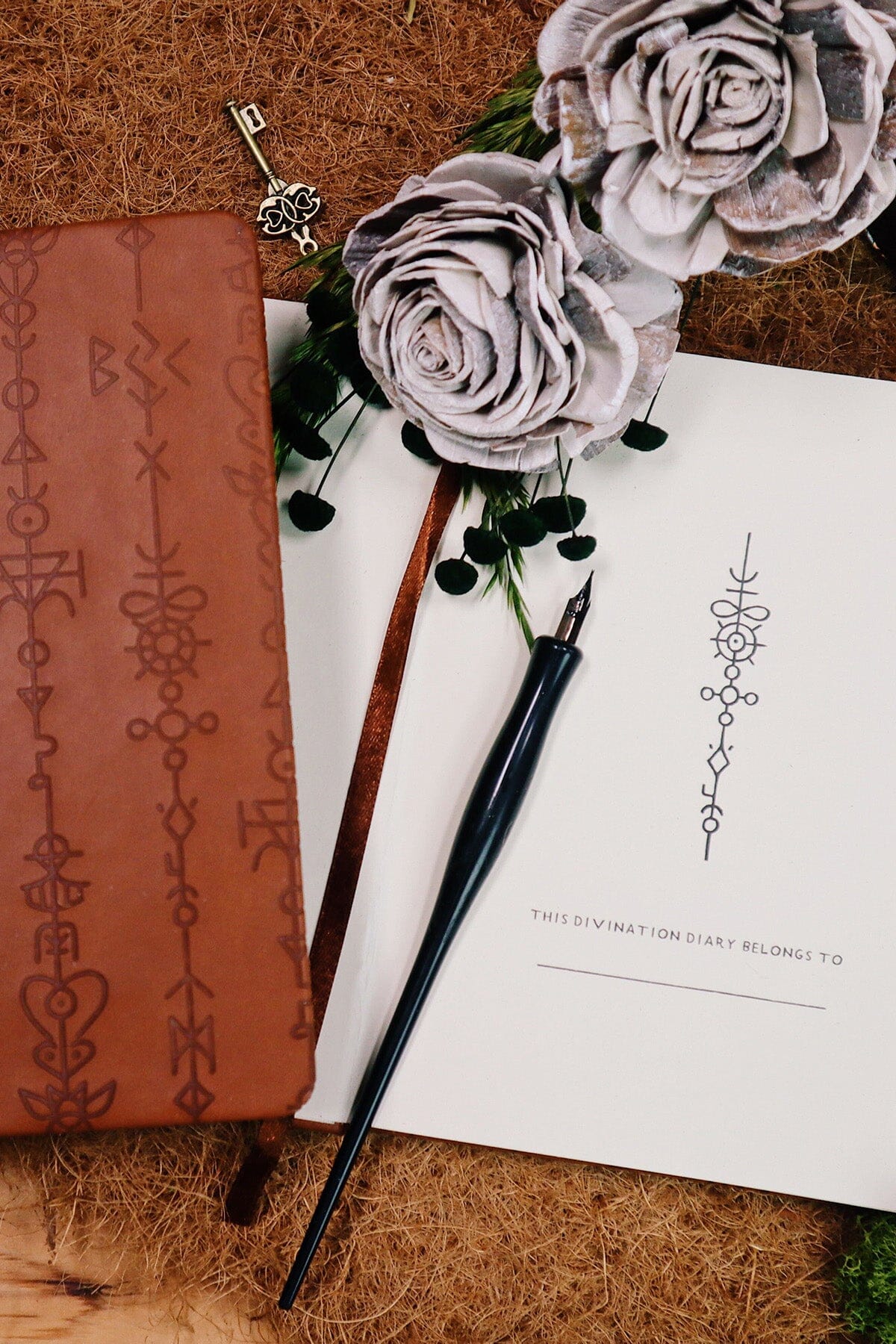 Green Glyphs Divination Diary | Journal | Wiccan Center